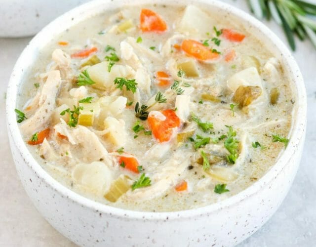 chicken pot pie soup